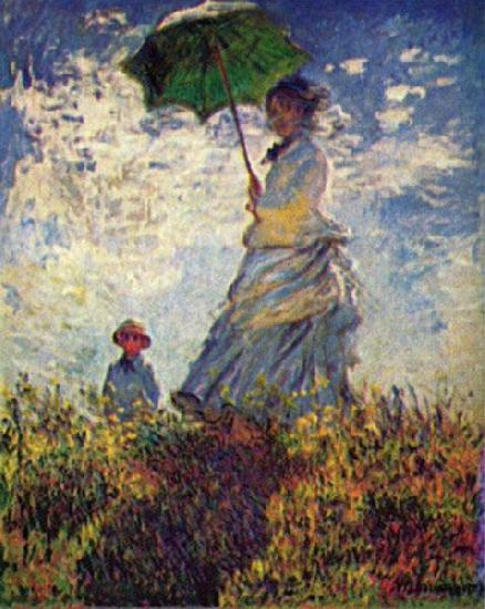 Claude Monet Woman with a Parasol, oil painting image